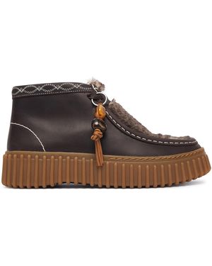 Clarks Schnürschuhe Torhill Moss 26327772 - Braun