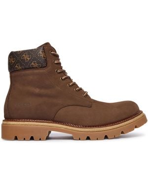 Guess Schnürstiefeletten Fmfsir Lea10 - Braun