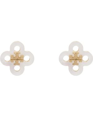 Tory Burch Ohrringe Clover Stud Earring 184411 - Mettallic