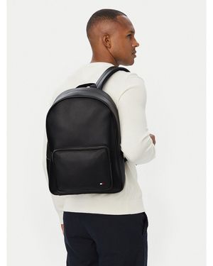 Tommy Hilfiger Rucksack Th Foundation Backpack Am0Am14685 - Schwarz