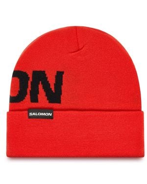 Salomon Mütze Hermitage Lc2302900 - Rot