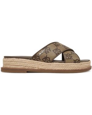 DKNY Pantoletten K1666574 - Braun
