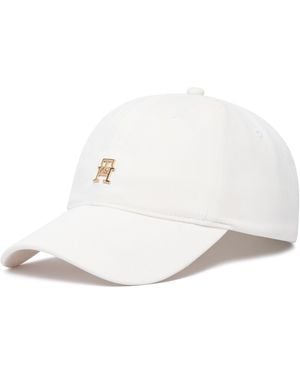 Tommy Hilfiger Cap Aw0Aw18917 - Weiß