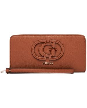 Guess Große Damen Geldbörse Calebra Slg Swbg95 36146 - Braun