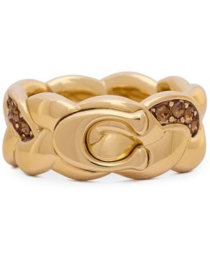 COACH Ring 37557607 Gld710 - Mettallic