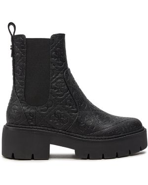 Guess Klassische Stiefeletten Shuze Fltshu Fal10 - Schwarz