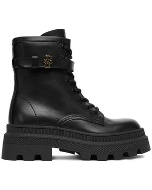 Badura Schnürstiefeletten Eo-Amelie-40800 - Schwarz
