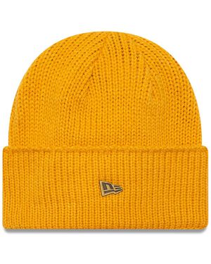 KTZ Mütze Wide Cuff Beanie 60565448 - Gelb