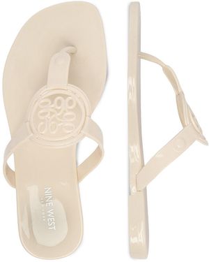 Nine West Zehentrenner Ceo-Ct0906-1 Écru - Natur