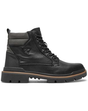 Wrangler Schnürstiefeletten Nevada 20243033.25Y - Schwarz