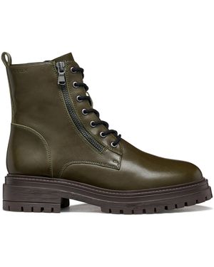 Geox Schnürstiefeletten D Iridea D16Hrf 00039 C3009 - Grün