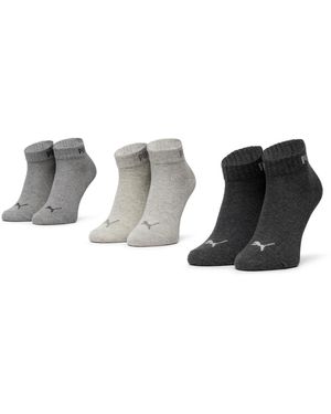 PUMA 3Er-Set Hohe Damensocken 90793504 R - Grau