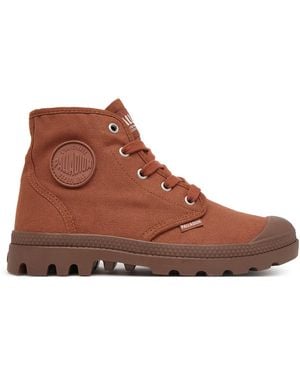 Palladium Schnürstiefeletten Pampahi 92352-212-M - Braun