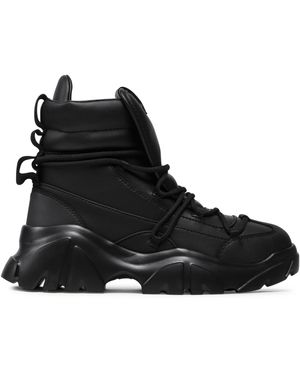 EA7 Schnürstiefeletten X8M001 Xk228 R926 - Schwarz
