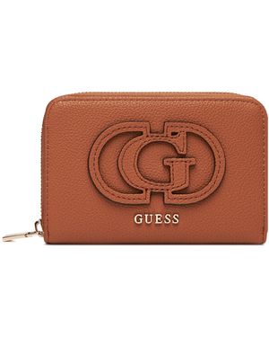 Guess Große Damen Geldbörse Calebra Slg Swbg95 36140 - Braun