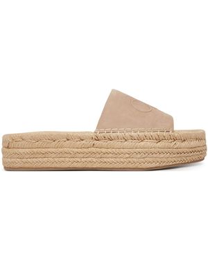 Calvin Klein Espadrilles Flatf Espa Mule Nub Mg Hw0Hw02890 - Natur