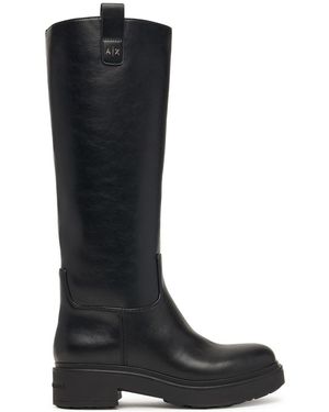 ARMANI EXCHANGE Stiefel Xw003089 Af17451 Uc001 - Schwarz
