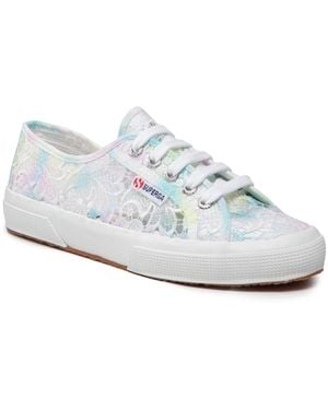 Superga Sneakers Aus Stoff 2750 Macrame Tie Dye S81217W - Weiß