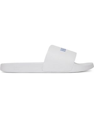 Tommy Hilfiger Pantoletten Hilfiger Print Tumble Pool Slide Fm0Fm05505 - Weiß