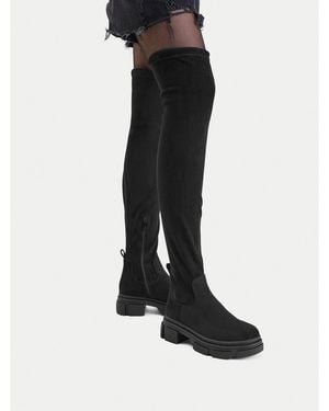 DeeZee Overknees Ws0902-01 - Schwarz