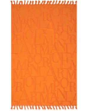 Emporio Armani Strandtuch Ex000022 Af12185 U3079 - Orange