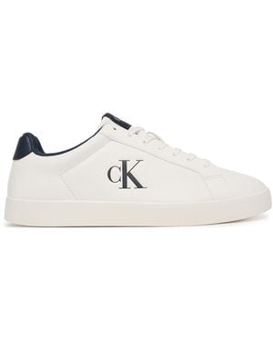 Calvin Klein Sneakers 3 Cupsole Derby Pu Smo Hm0Hm02458 - Weiß