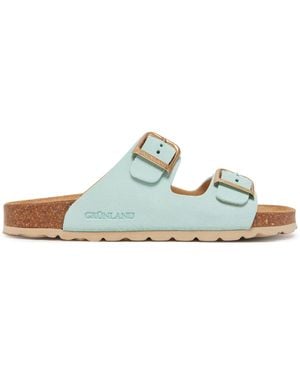 Grünland Pantoletten Sara Cb2631 - Blau