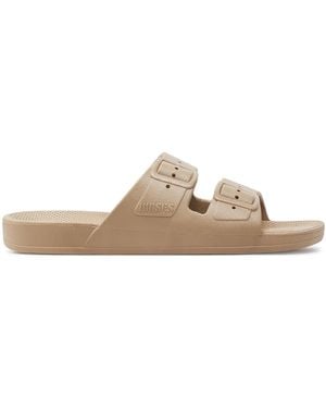 FREEDOM MOSES Pantoletten Basic - Natur