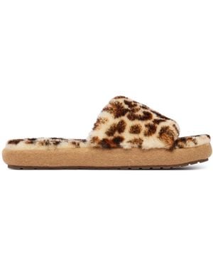 EMU Hausschuhe Mckay Leopard W13203 - Braun