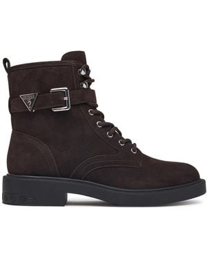 Guess Schnürschuhe Flffe2 Lea10 - Schwarz