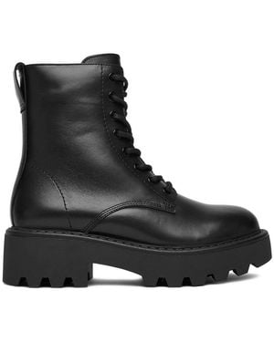 Badura Schnürstiefeletten Eo-Amora-5033-25 - Schwarz