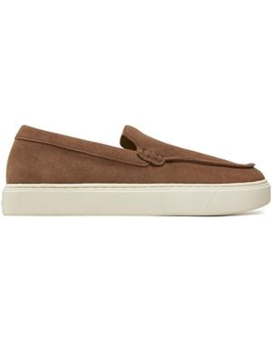 Calvin Klein Halbschuhe Moccasin Suede Hm0Hm01794 - Braun