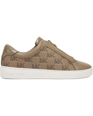 MICHAEL Michael Kors Sneakers Keaton Zip Slip On 43T5Ktfp5L - Braun