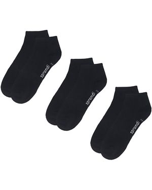 Sprandi 3Er-Set Niedrige Herrensocken 0Mb-003-Aw23 (3-Pack) - Schwarz
