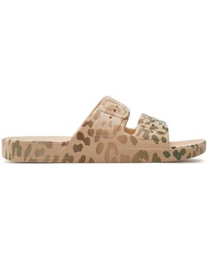 FREEDOM MOSES Pantoletten Basic - Natur
