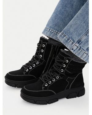 Go Soft Schnürschuhe Ceo-Ws6800-01 - Schwarz