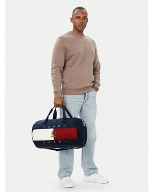 Tommy Hilfiger Wochenendtasche Tjm Archive Duffle Am0Am14614 - Blau