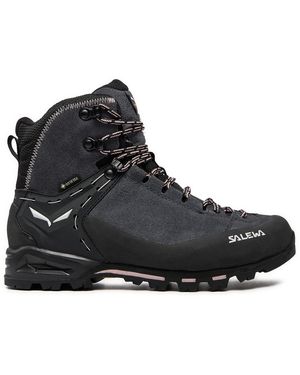 Salewa Trekkingschuhe Mtn Trainer Classic Mid Gtx Gore-Tex 61427 0873 - Schwarz