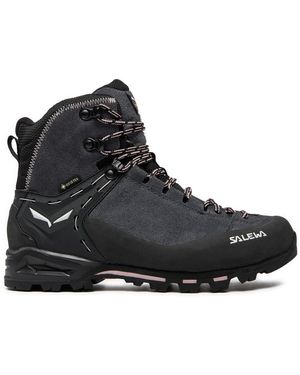 Salewa Trekkingschuhe Mtn Trainer Classic Mid Gtx Gore-Tex 61427 0873 - Schwarz