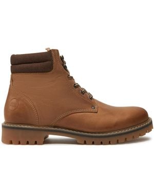Jack & Jones Schnürstiefeletten Jfwstanton 12257999 - Braun