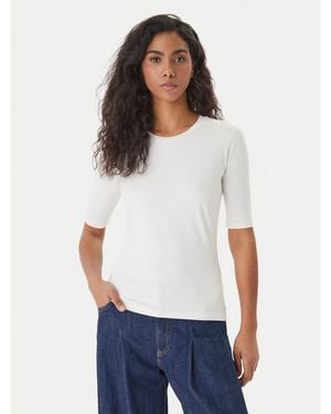 HUGO T-Shirt Darnelia 50515019 Slim Fit - Weiß