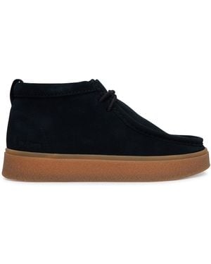 Clarks Schnürschuhe Boxbee Wallabt 26328017 - Blau