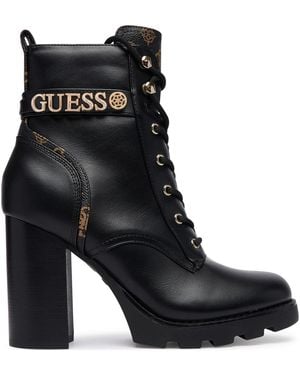 Guess Stiefeletten Flfnee Ele10 - Schwarz