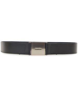Calvin Klein Damengürtel Logo Plaque Elasticated Belt 3.0 K60K612931 - Schwarz