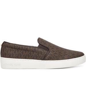 MICHAEL Michael Kors Sneakers Aus Stoff Keaton Slip On 43F7Ktfp1B - Braun