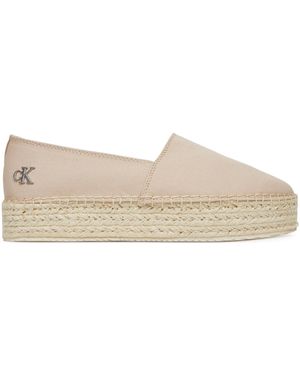 Calvin Klein Espadrilles Flatform Esdparille Mg/Hdw Yw0Yw01737 - Natur
