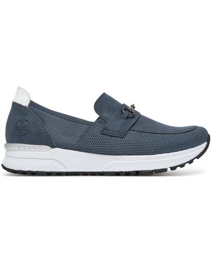 Rieker Halbschuhe N7455-14 - Blau