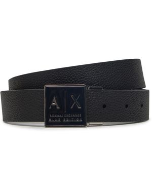 ARMANI EXCHANGE Herrengürtel Xm001005 Af13929 Ub101 - Schwarz