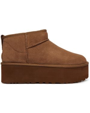 UGG Schneeschuhe W Classic Ultra Mini Platform 1135092 - Braun