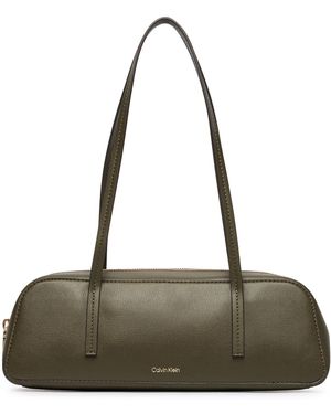 Calvin Klein Handtasche Foil Logo Bauletto Lv04F3636G - Grün